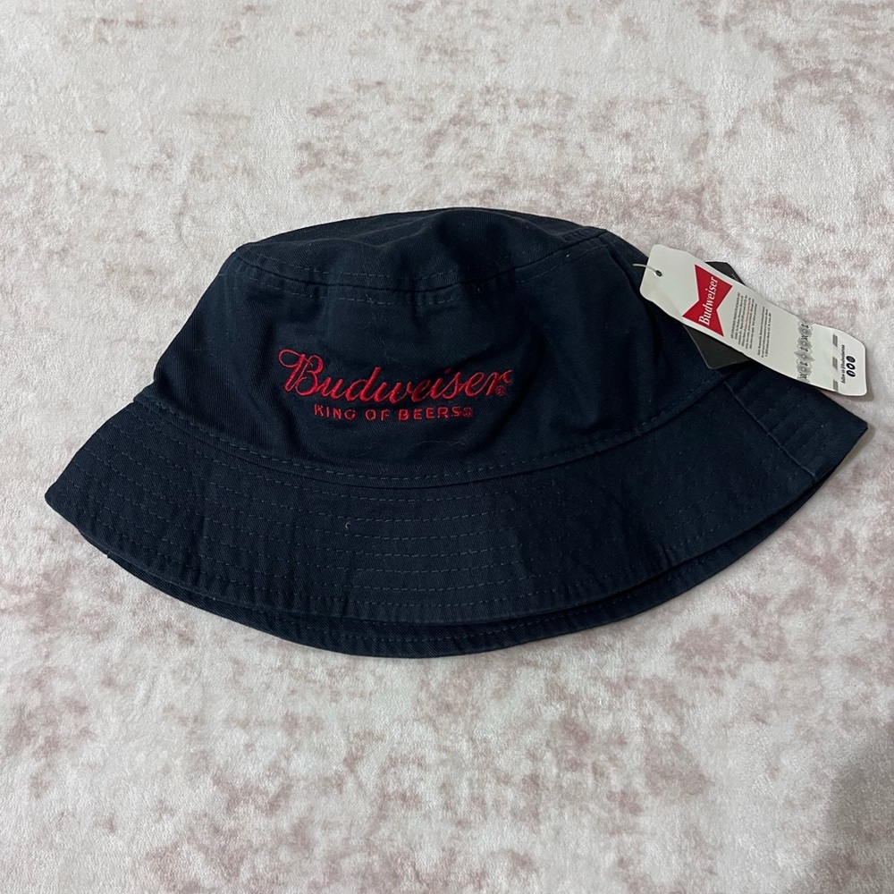 Budweiser | Bucket Hat | Navy with Red Logo | New With Tags!!